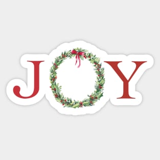 Joy Christmas sign Sticker